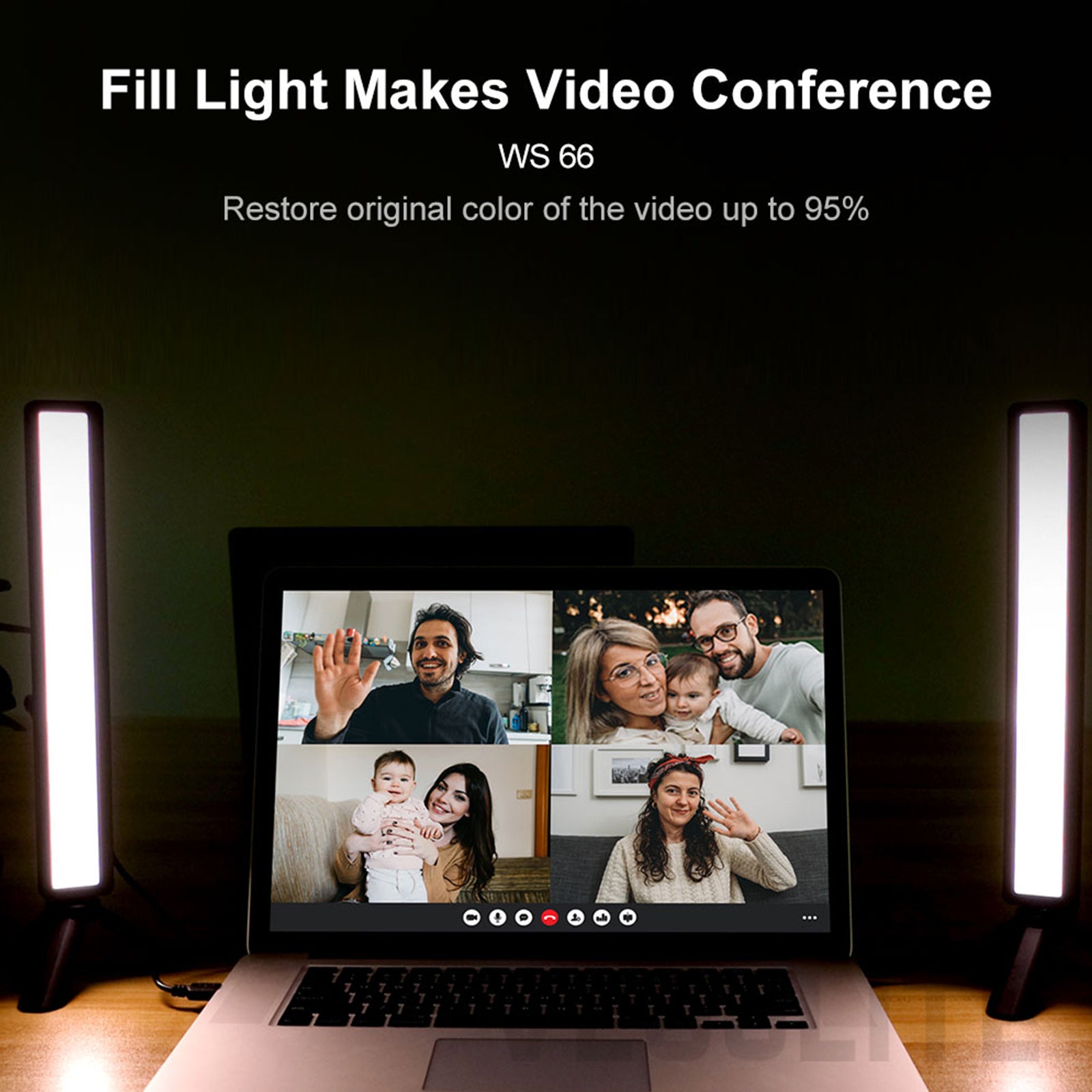 WS66 RGB LED Video Light - Full Color Fill Light for Camera, Phone & Live Streaming
