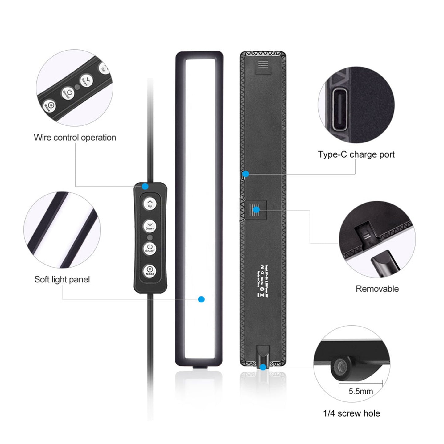 WS66 RGB LED Video Light - Full Color Fill Light for Camera, Phone & Live Streaming