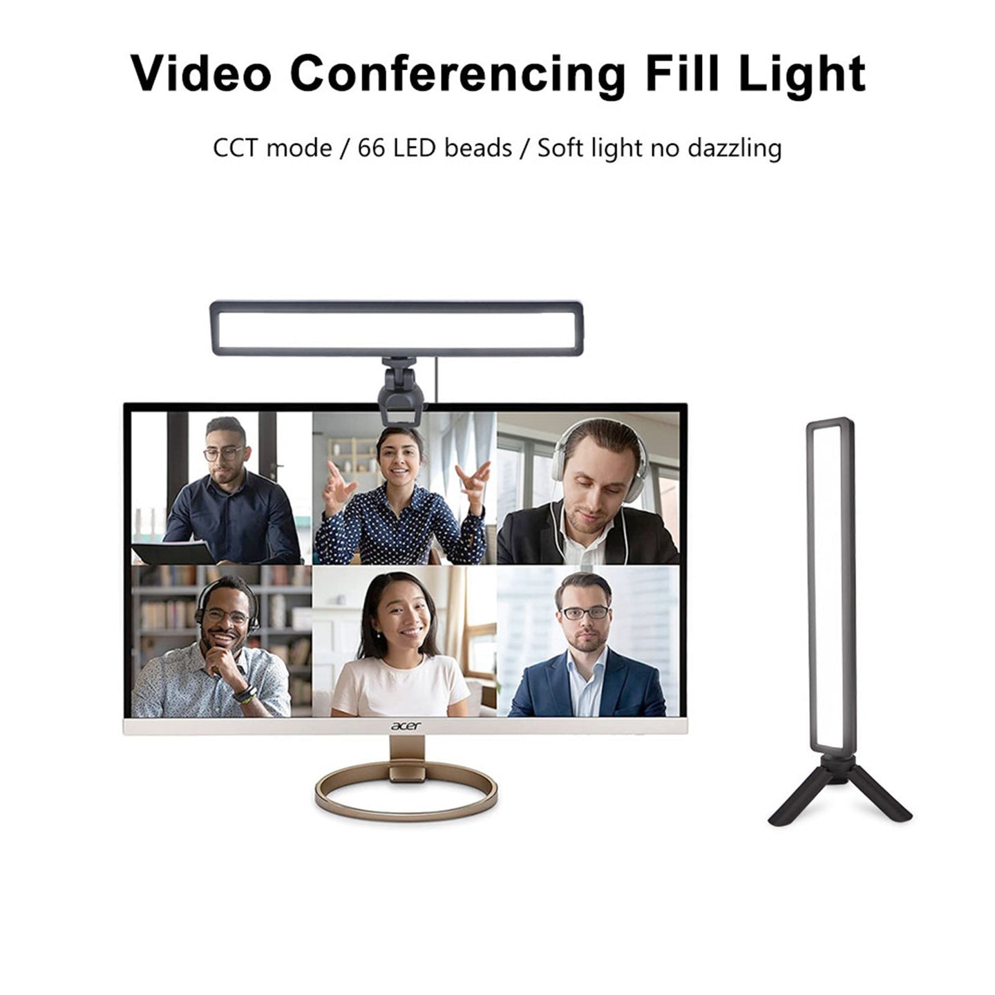 WS66 RGB LED Video Light - Full Color Fill Light for Camera, Phone & Live Streaming