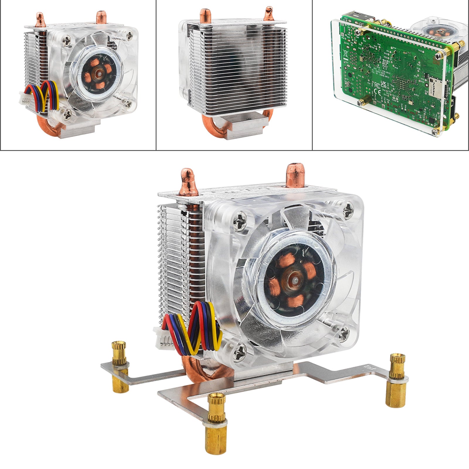 Raspberry Pi 5 Tower Fan Raspberry Pi 5B Ice Tower Radiator ICE Cooling Radiator