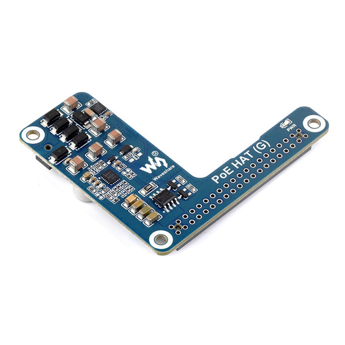 Raspberry Pi 5 Ethernet Expansion Board PoE Power Supply For Official Shell
