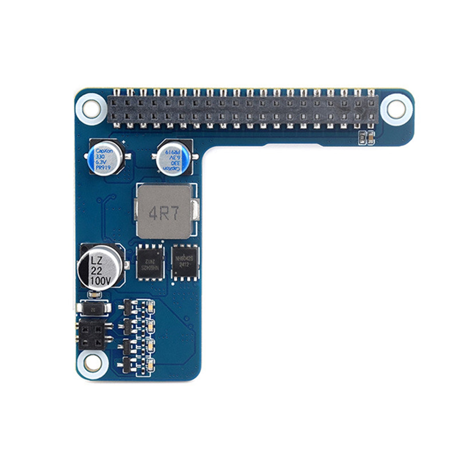 Raspberry Pi 5 Ethernet Expansion Board PoE Power Supply For Official Shell