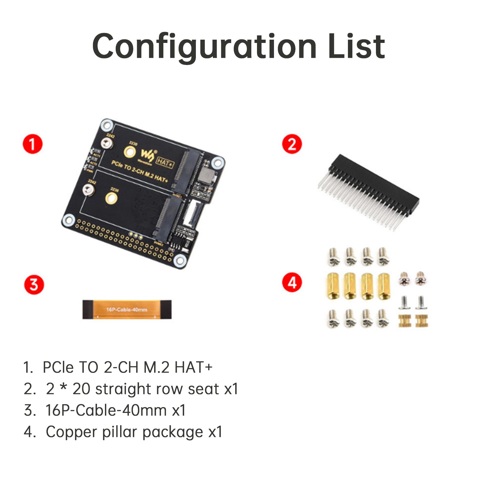 Raspberry Pi 5th Generation PCIe to Dual-Channel M.2 Adapter Board Nvme Protocol