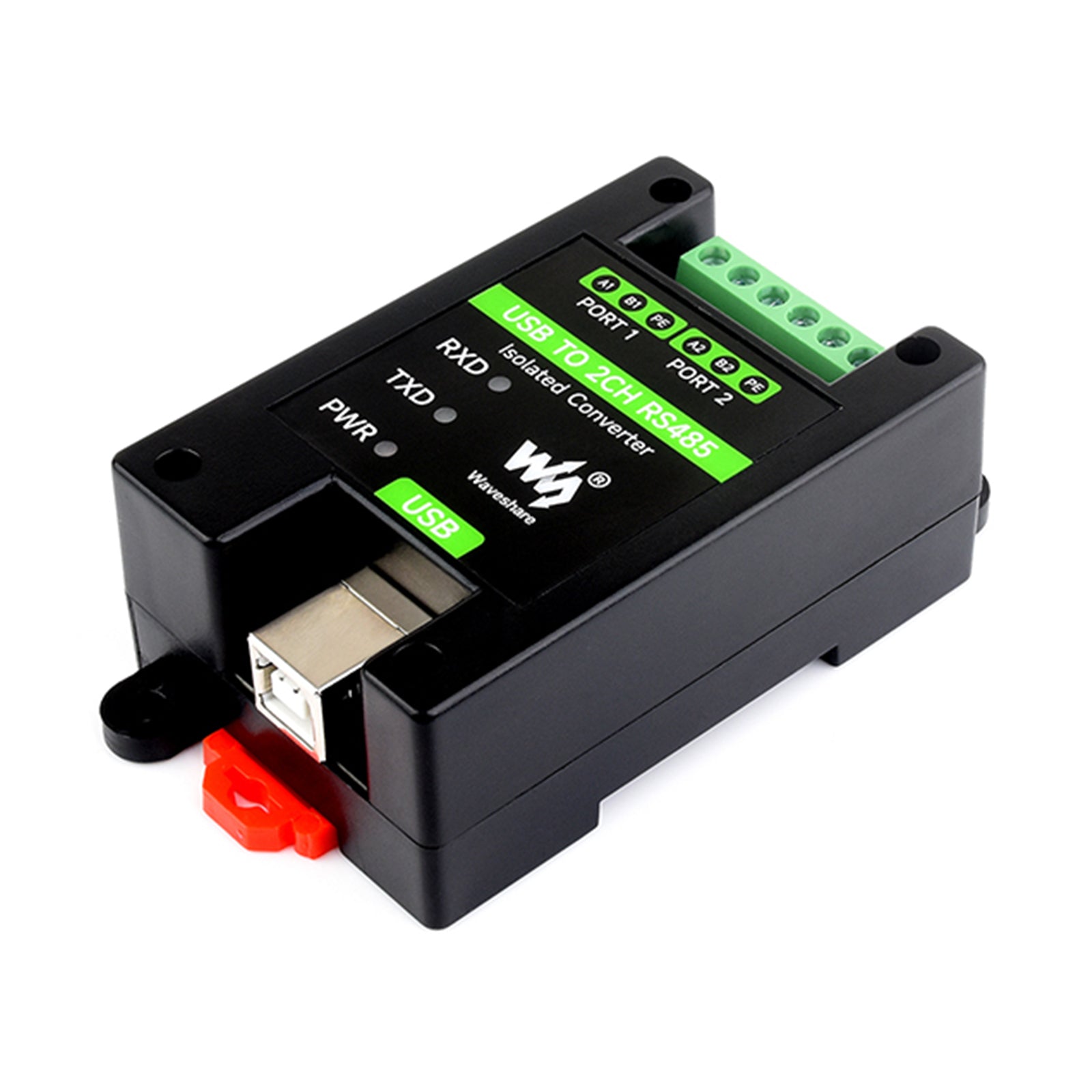 Industrial Grade Isolated USB to 2-Way RS485 Serial Port Converter FT2232HL Chip