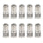 10PCS N Clamp Plug Male RF Coaxial Connector Cable For LMR400 RG8 RG213