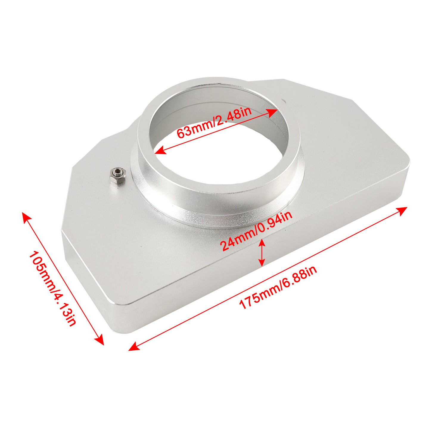 Aluminum Bearing Seat for G25 G29 G923 Movement Logitech Steering Wheel Silver
