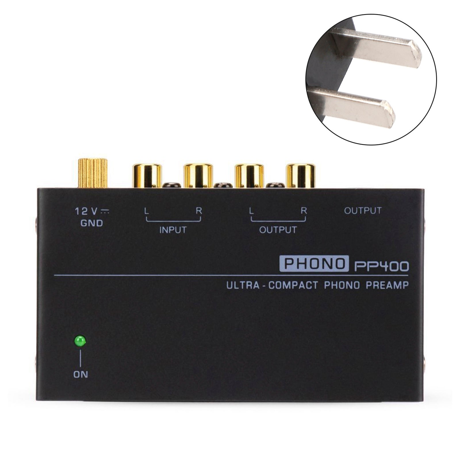 PP400 Ultra-Compact Phono Preamp Preamplifier TRS Interfaces Preamplificador