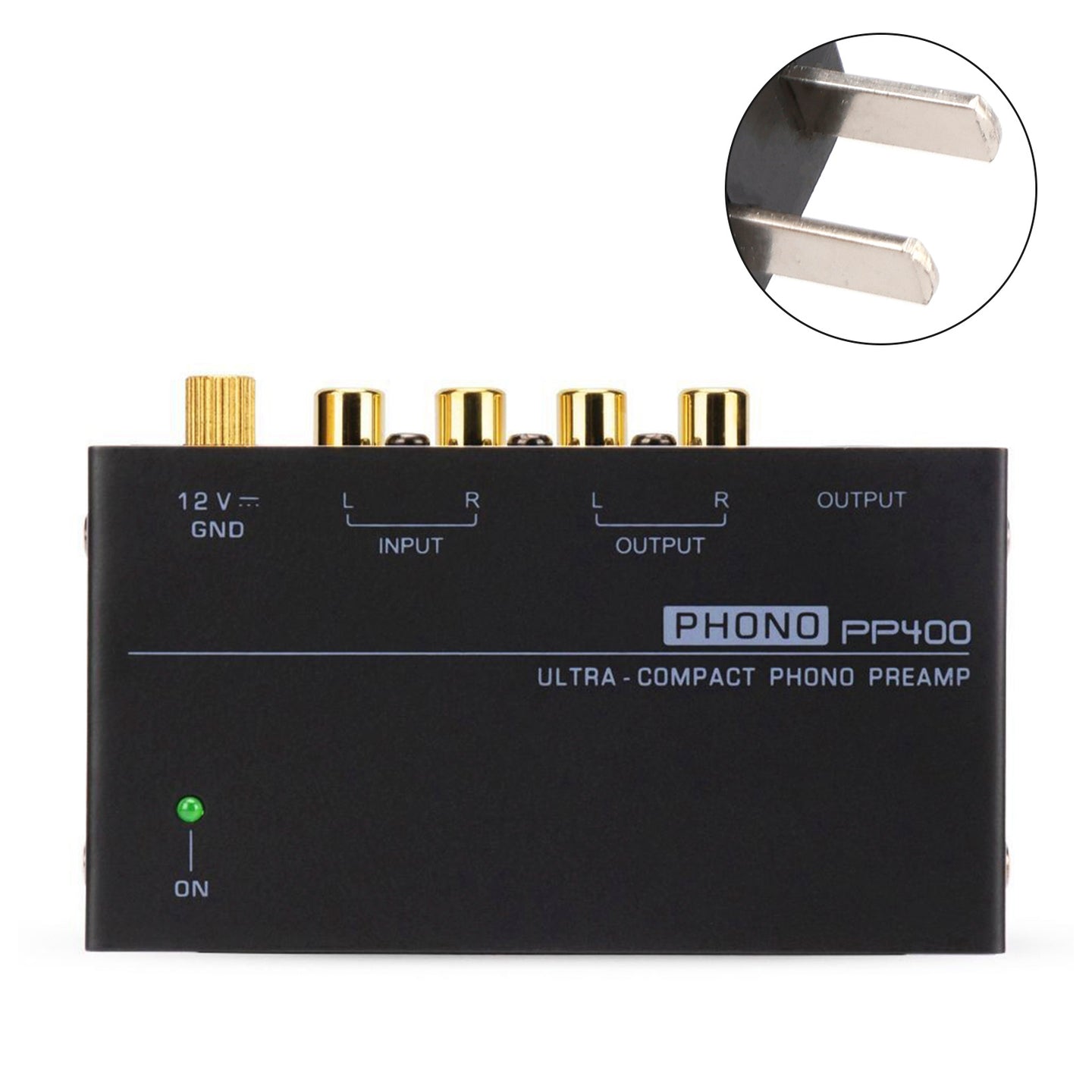 PP400 Ultra-Compact Phono Preamp Preamplifier TRS Interfaces Preamplificador