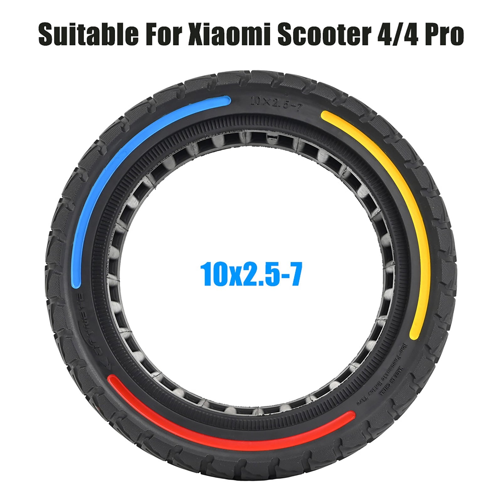 10x2.5-7 Full Rubber Tires E-Scooter for Xiaomi 4/Mi4 Pro (Copy)