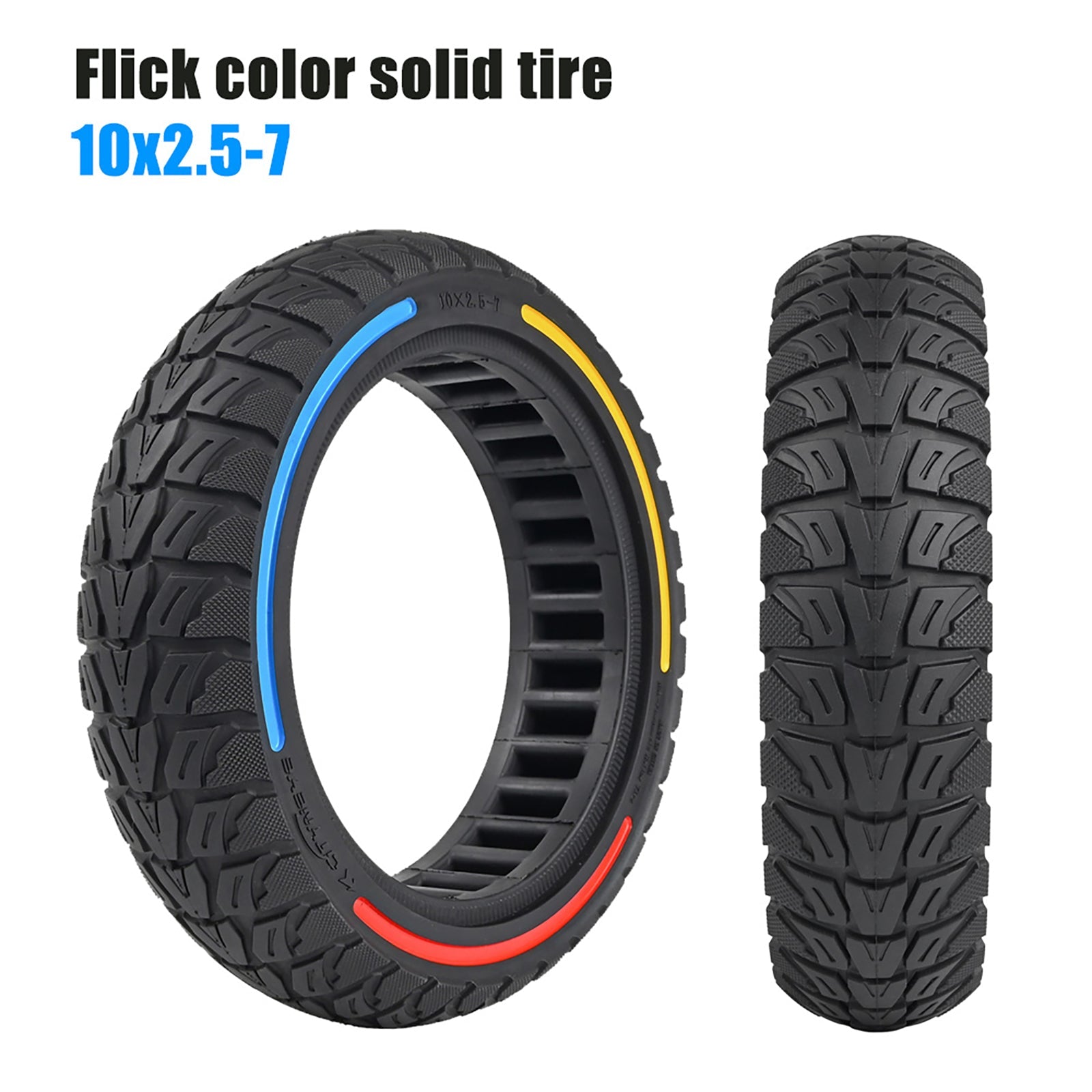 10x2.5-7 Full Rubber Tires E-Scooter for Xiaomi 4/Mi4 Pro (Copy)