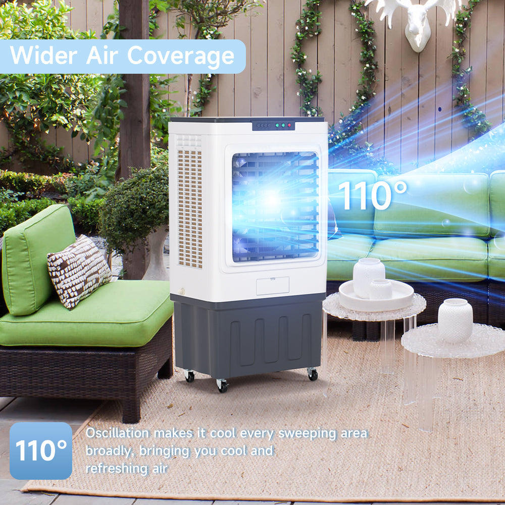 16 Gallon Evaporative Cooler 3000CFM Evaporative Air Cooler