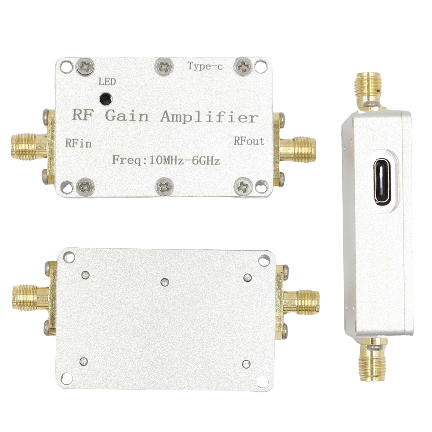 10M-6GHz RF Amplifier 10dB High Gain Driver Receiving Amplifier Signal Module
