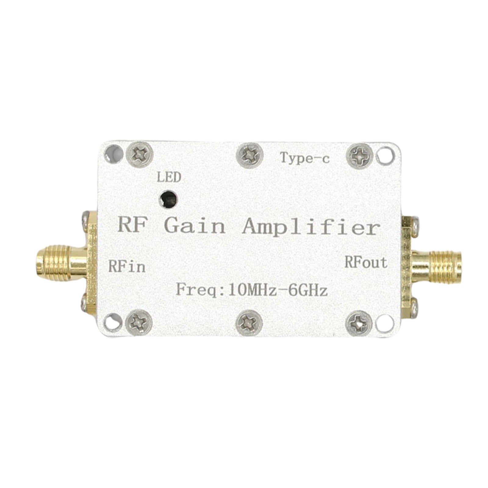 10M-6GHz RF Amplifier 10dB High Gain Driver Receiving Amplifier Signal Module