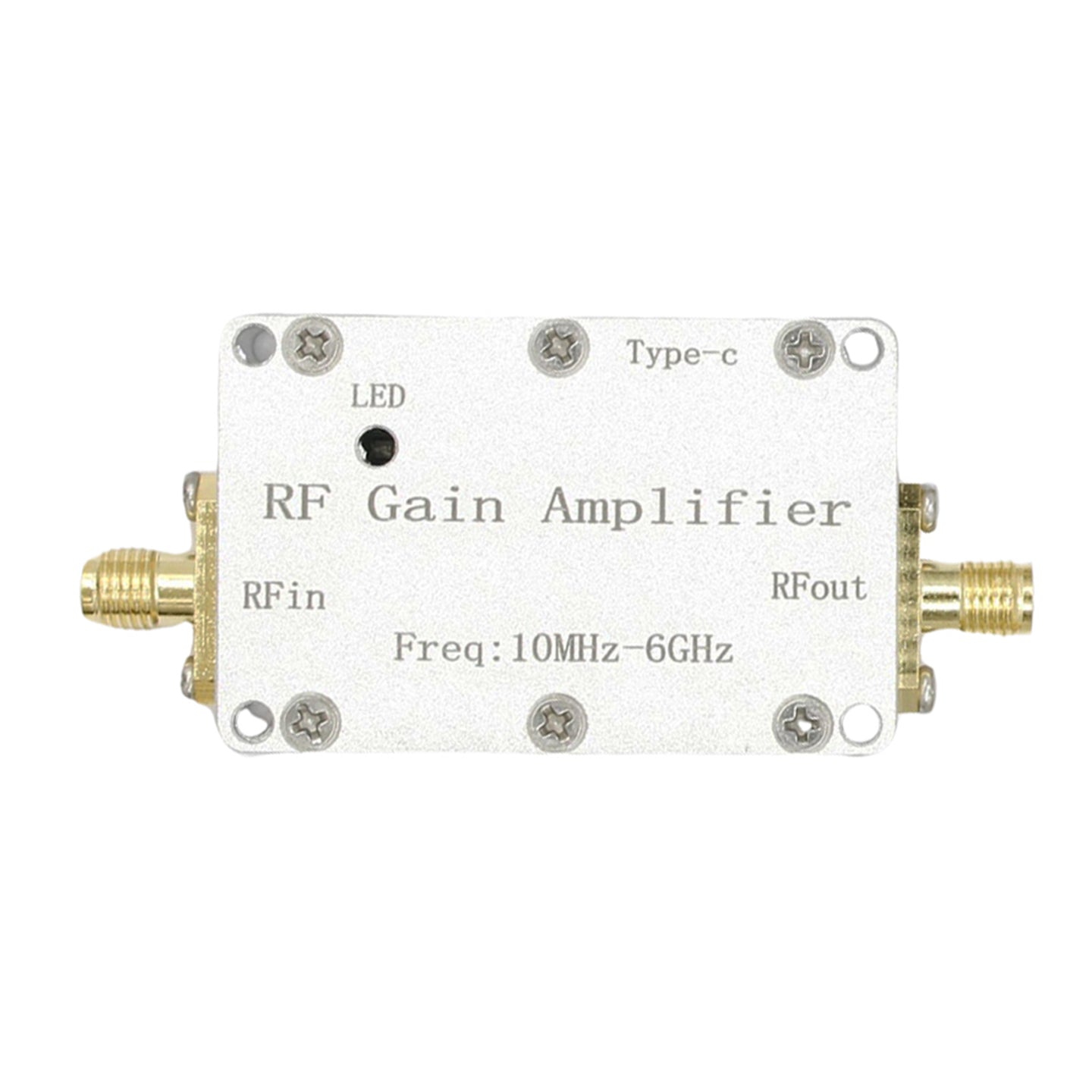 10M-6GHz RF Amplifier 10dB High Gain Driver Receiving Amplifier Signal Module