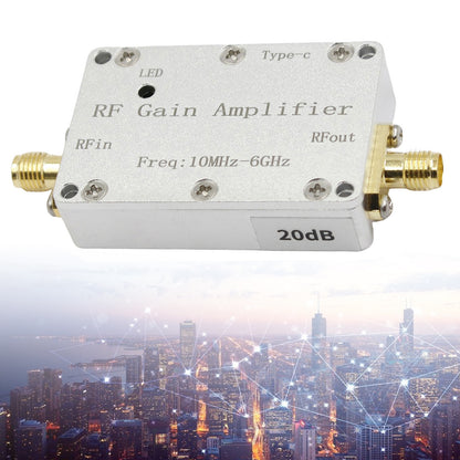 10M-6GHz RF Amplifier 20dB High Gain Driver Receiving Amplifier Signal Module
