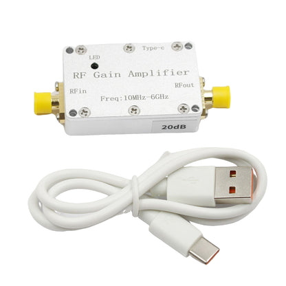 10M-6GHz RF Amplifier 20dB High Gain Driver Receiving Amplifier Signal Module