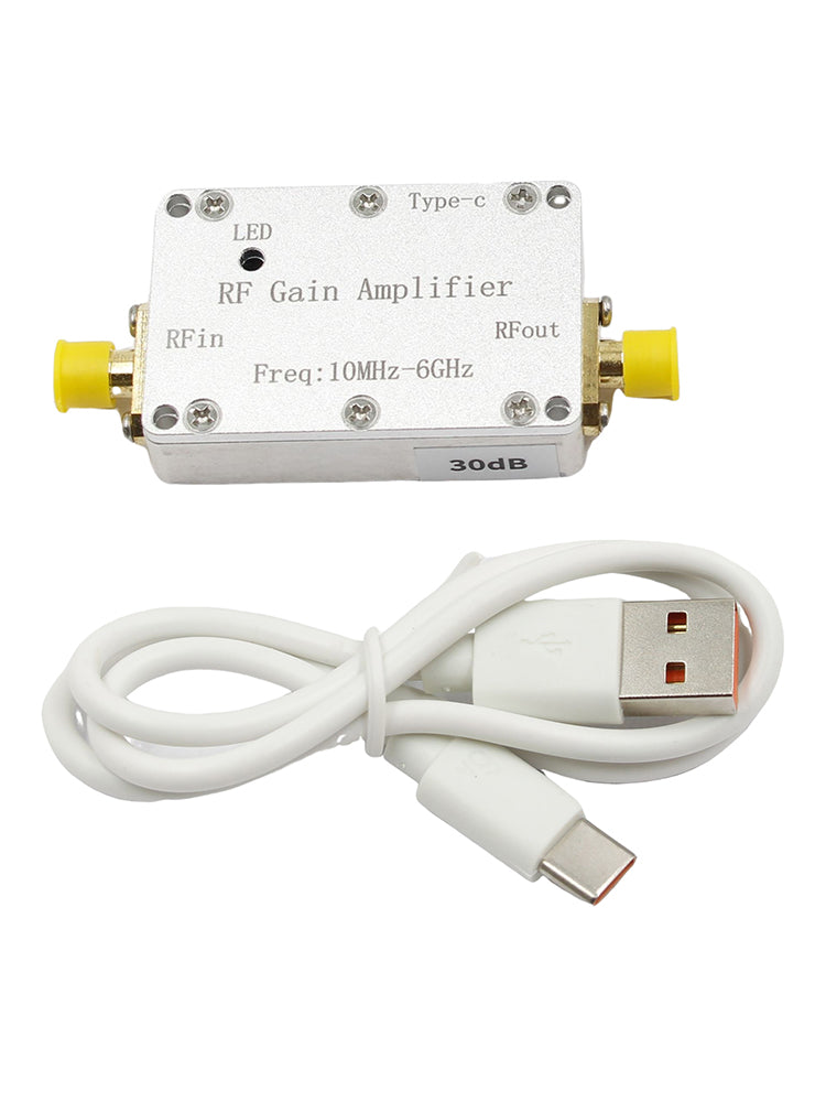 10M-6GHz RF Amplifier 30dB High Gain Driver Receiving Amplifier Signal Module