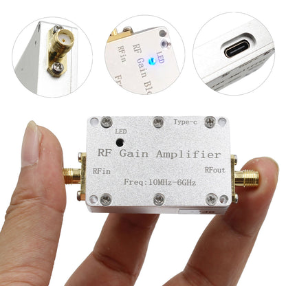 10M-6GHz RF Amplifier 40dB High Gain Driver Receiving Amplifier Signal Module
