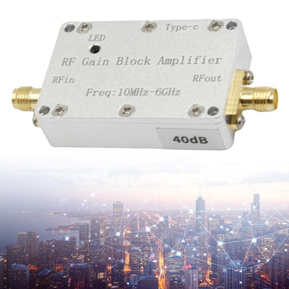 10M-6GHz RF Amplifier 40dB High Gain Driver Receiving Amplifier Signal Module