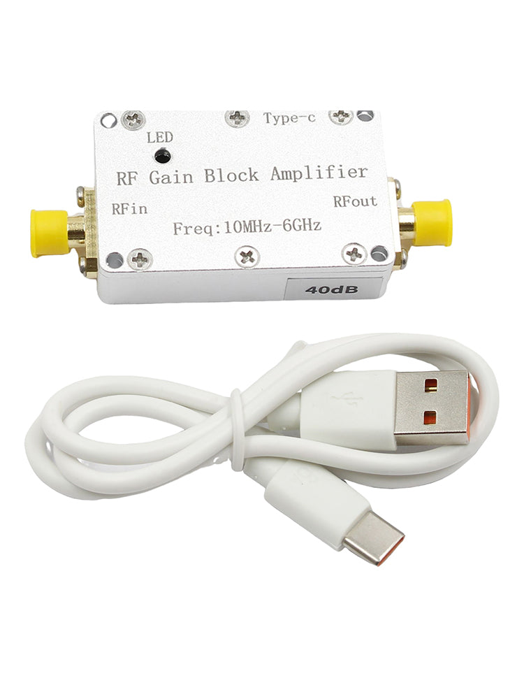 10M-6GHz RF Amplifier 40dB High Gain Driver Receiving Amplifier Signal Module