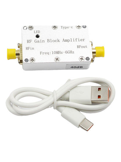 10M-6GHz RF Amplifier 40dB High Gain Driver Receiving Amplifier Signal Module