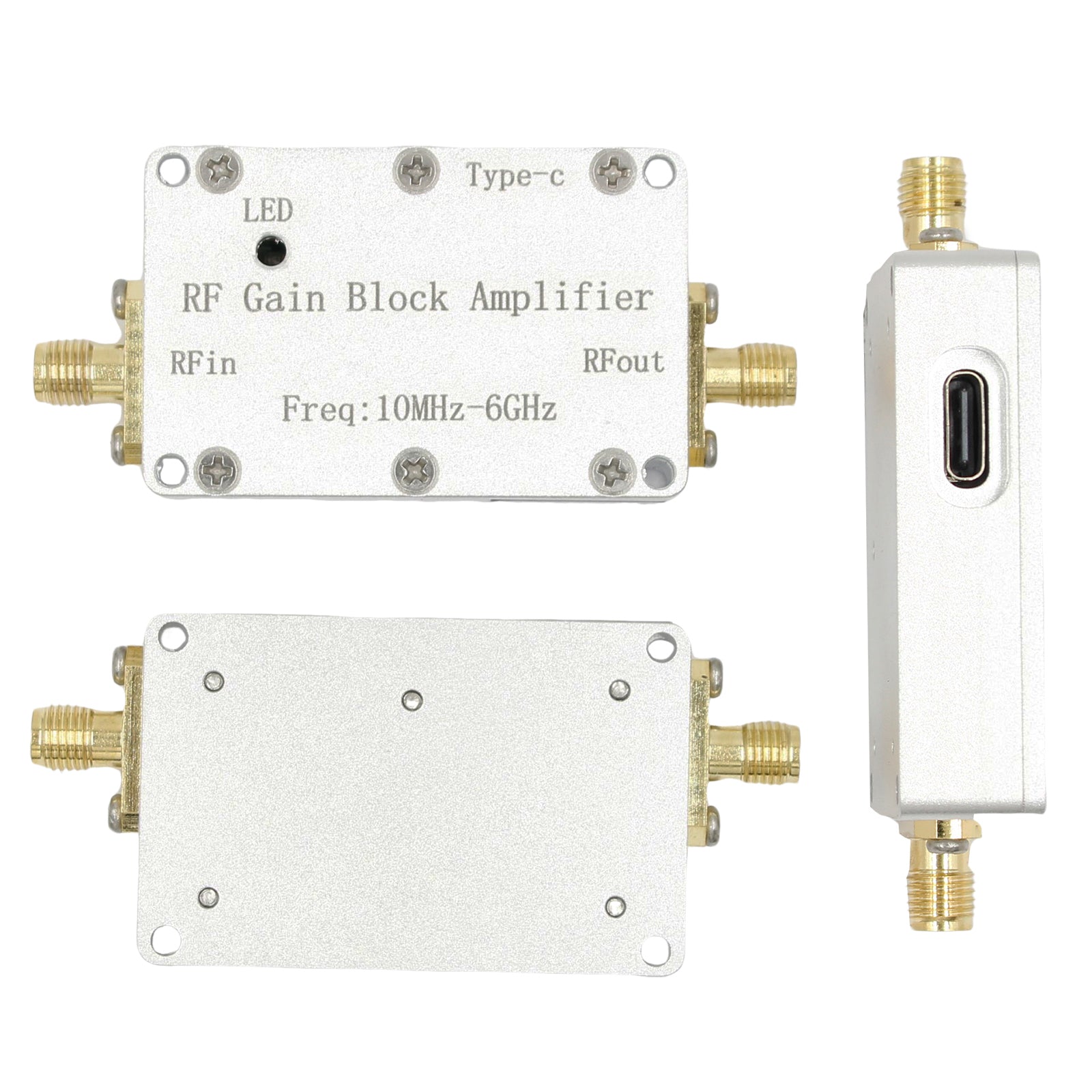 50m-6GHz Radio Frequency Low Noise Amplifier 30dB High-Gain Front LNA Signal