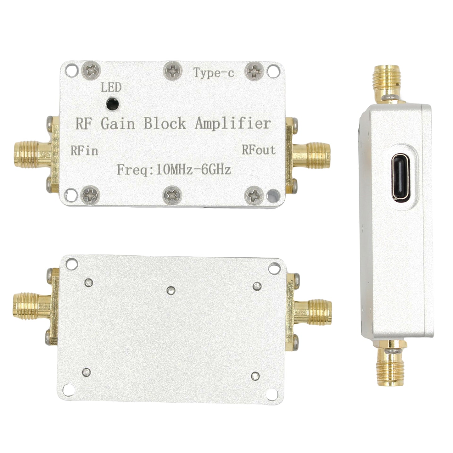 50m-6GHz Radio Frequency Low Noise Amplifier 30dB High-Gain Front LNA Signal