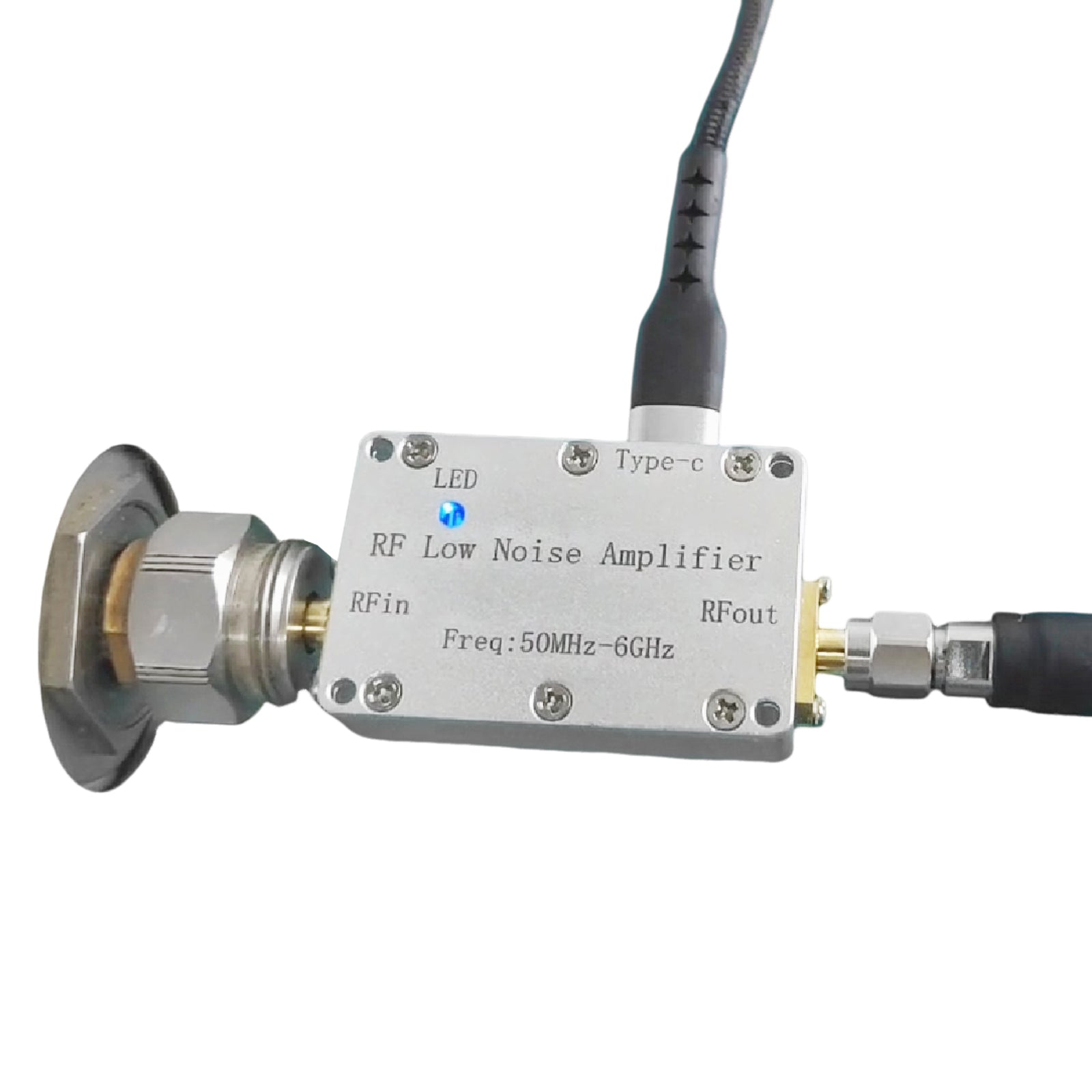 50m-6GHz Radio Frequency Low Noise Amplifier 30dB High-Gain Front LNA Signal