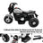 3 Wheel Kids Ride On Motorcycle 6V Powered Electric Dual Drive Toy Car Gray