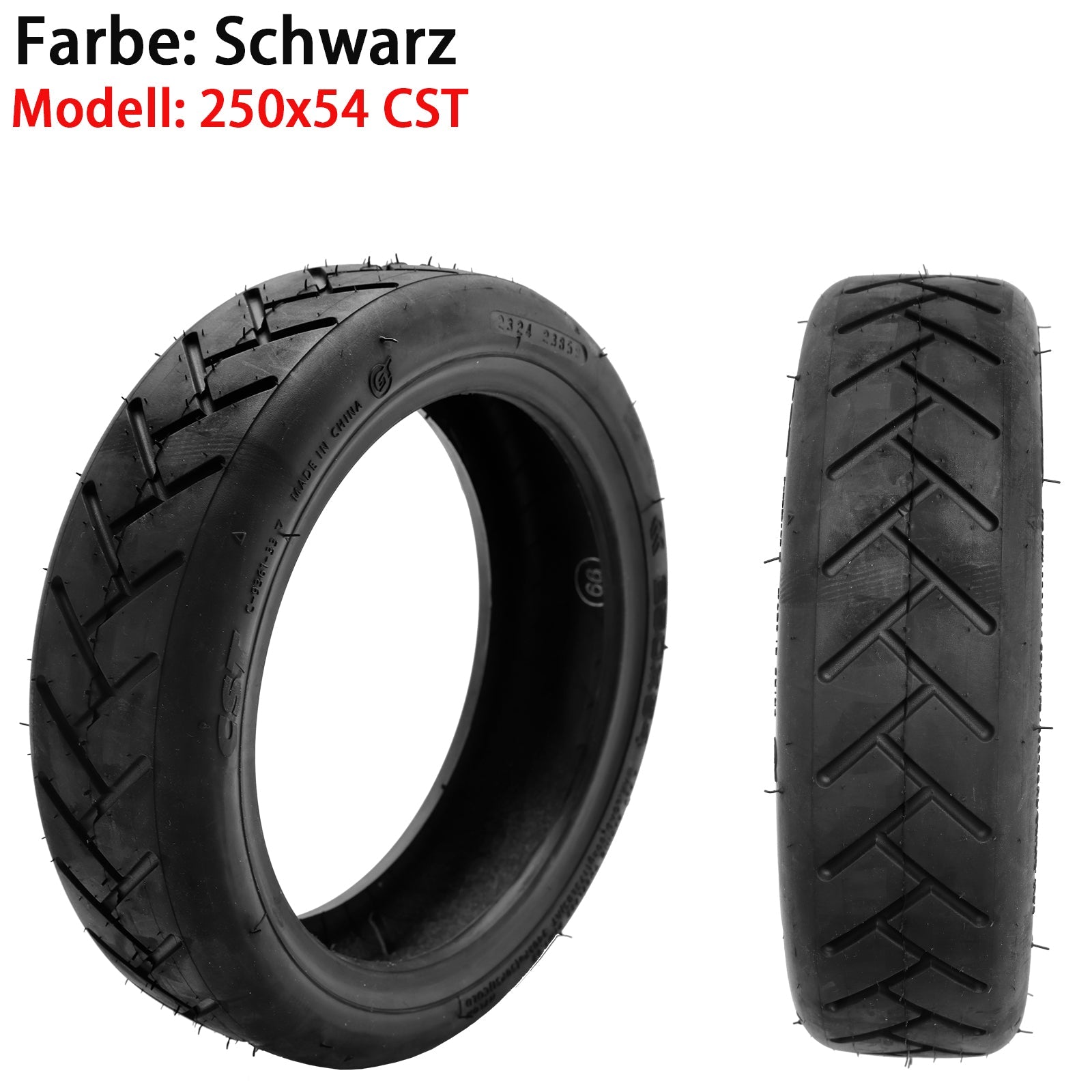 250x54 CST E-Scooter Tubeless Thickened Tyre for Xiaomi 4/Mi4 Pro (Copy)