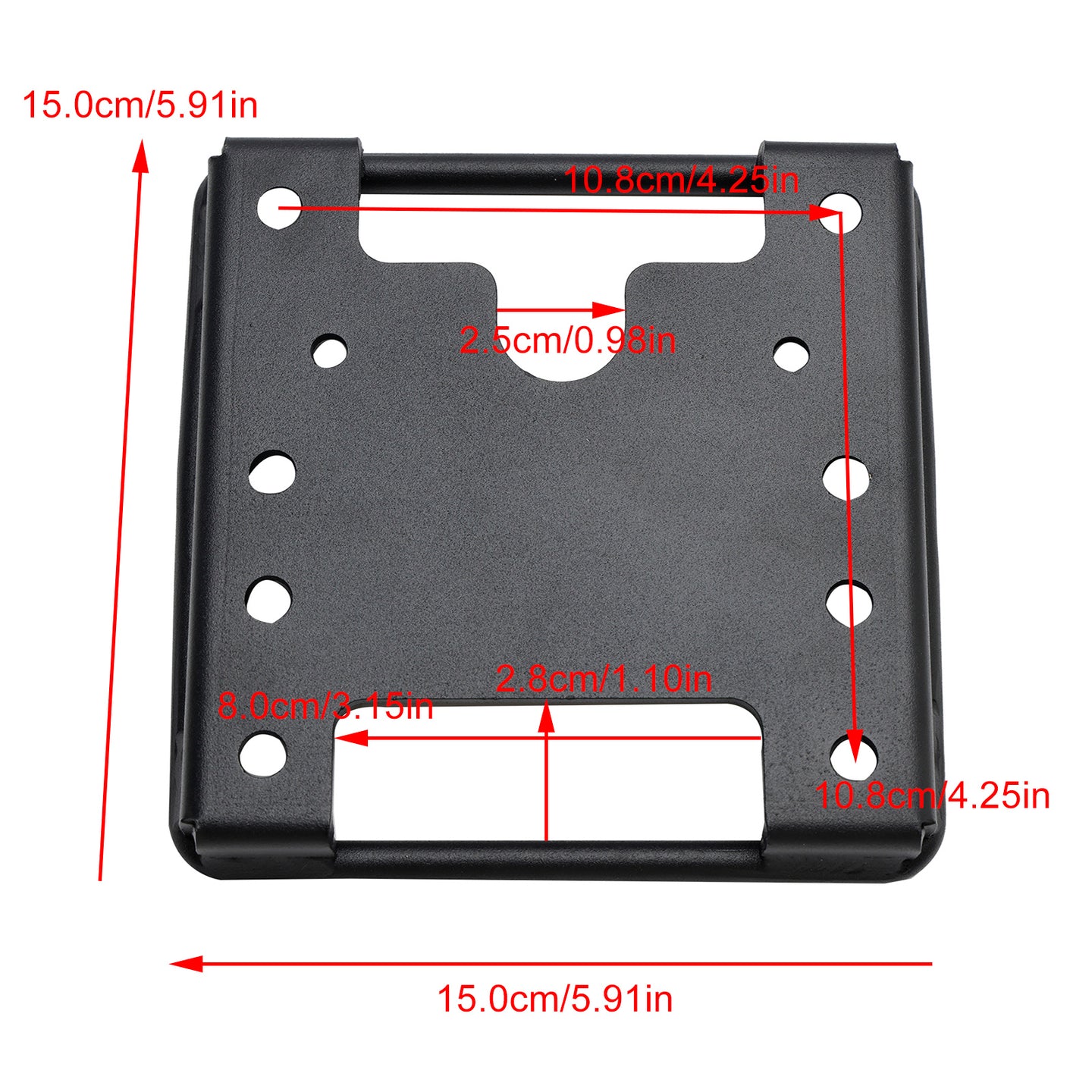Starfire Receiver Bracket PF81190 – Compatible with John Deere ATU, Black