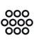 50MM Excavator Bucket Pin Shims Kit For Skid Steer Cat Bobcat John Deere