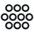 50MM Excavator Bucket Pin Shims Kit For Skid Steer Cat Bobcat John Deere