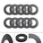 65MM Excavator Bucket Pin Shims Kit For Cat Deere 130G Kobelco Hitachi Case