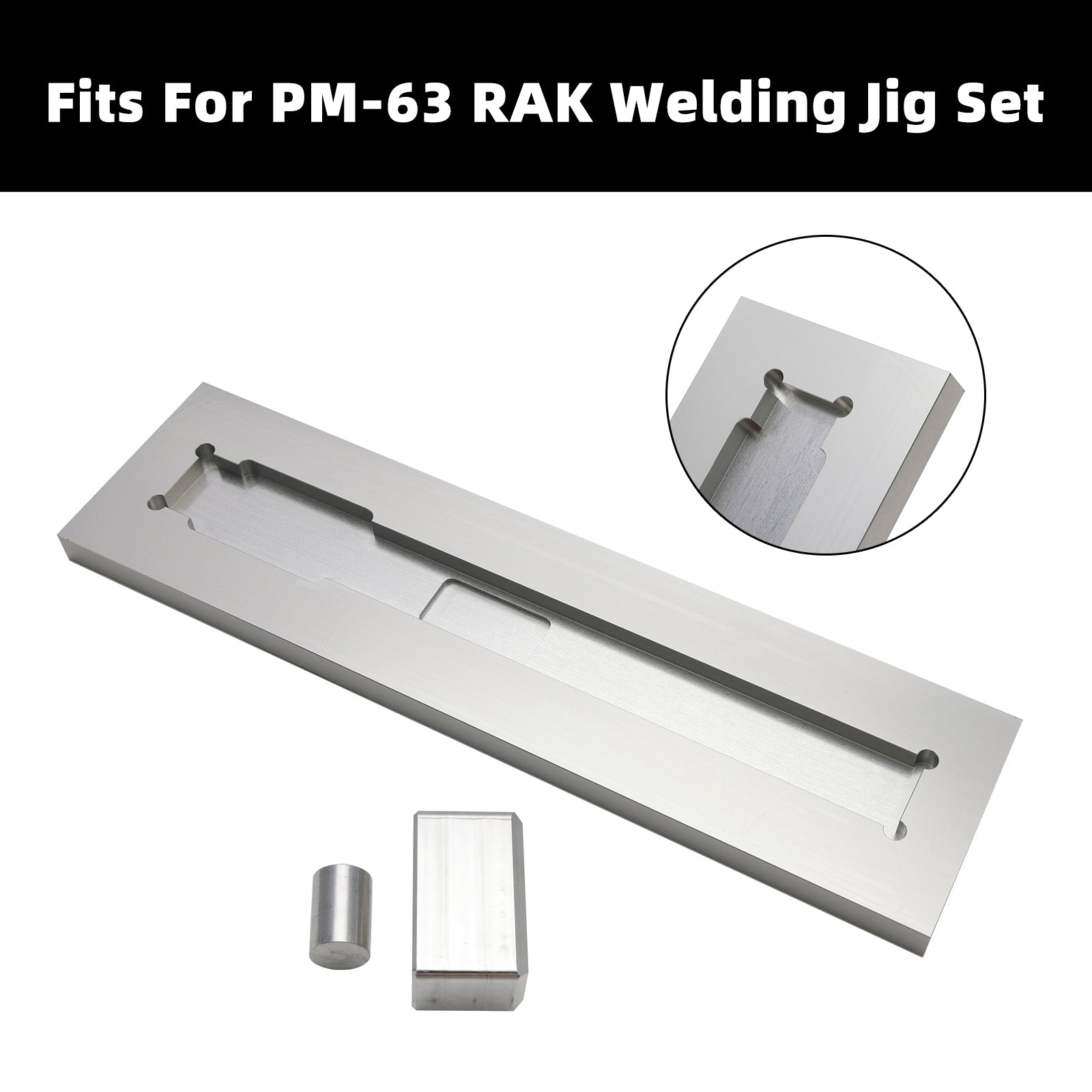 PM-63 RAK Receiver Welding & Alignment Jig, Reusable Aluminum Gunsmithing Build Tool
