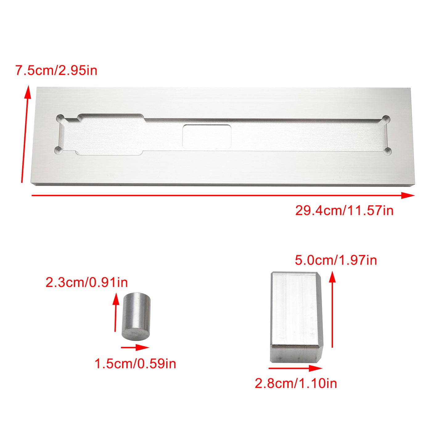 PM-63 RAK Receiver Welding & Alignment Jig, Reusable Aluminum Gunsmithing Build Tool