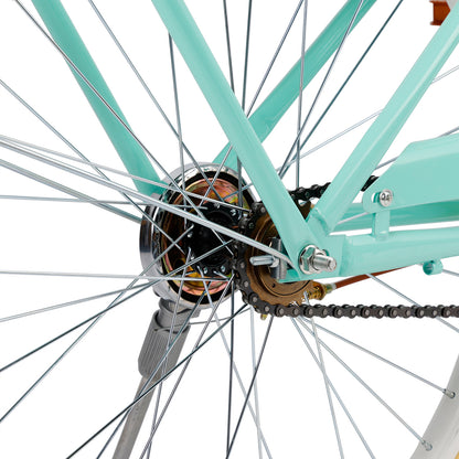 24/26 inch Women City Bicycle Beach Cruiser Bike with Basket & Rack