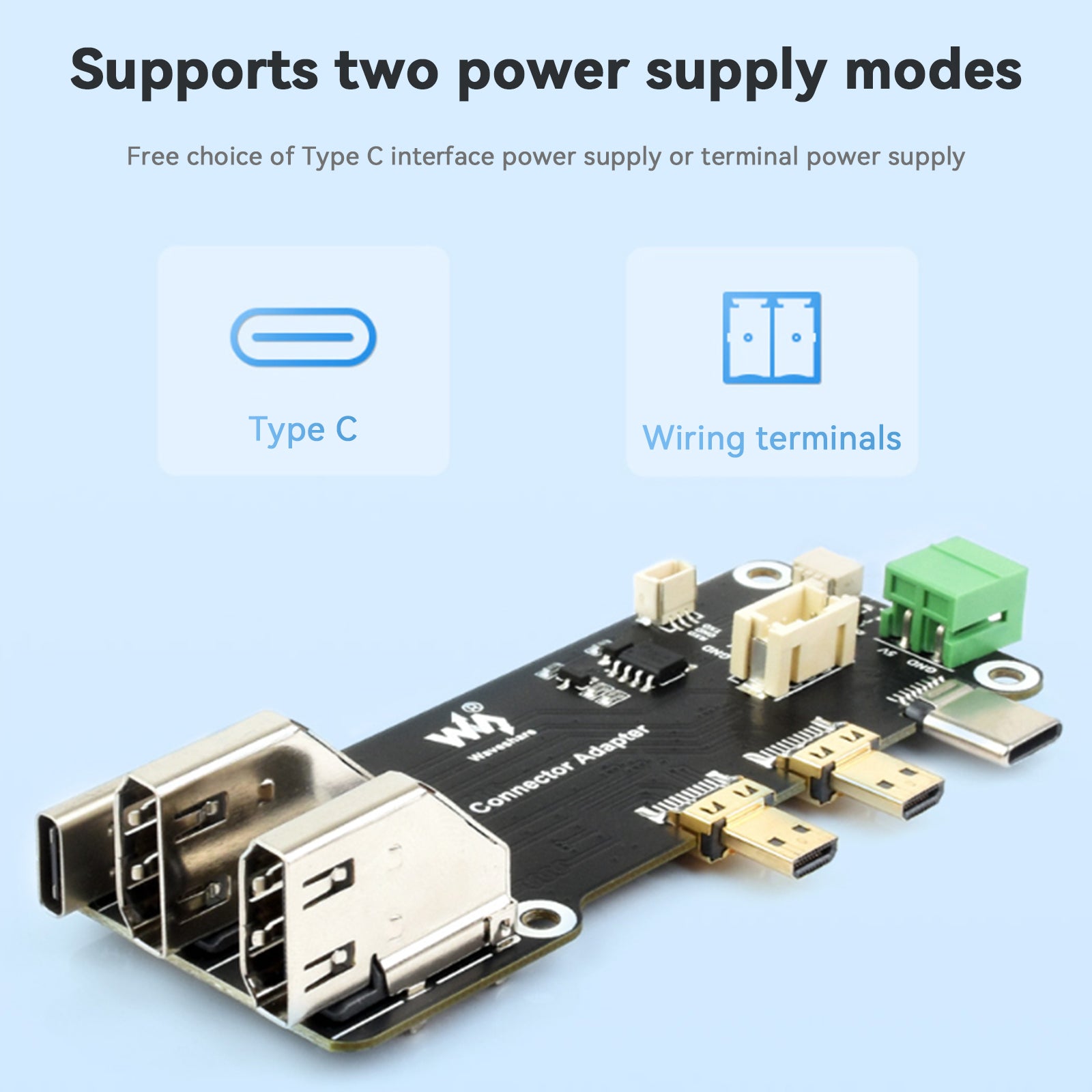 Raspberry Pi Multi-Function Expansion Board Micro HDMI to HDMI Adapter Board