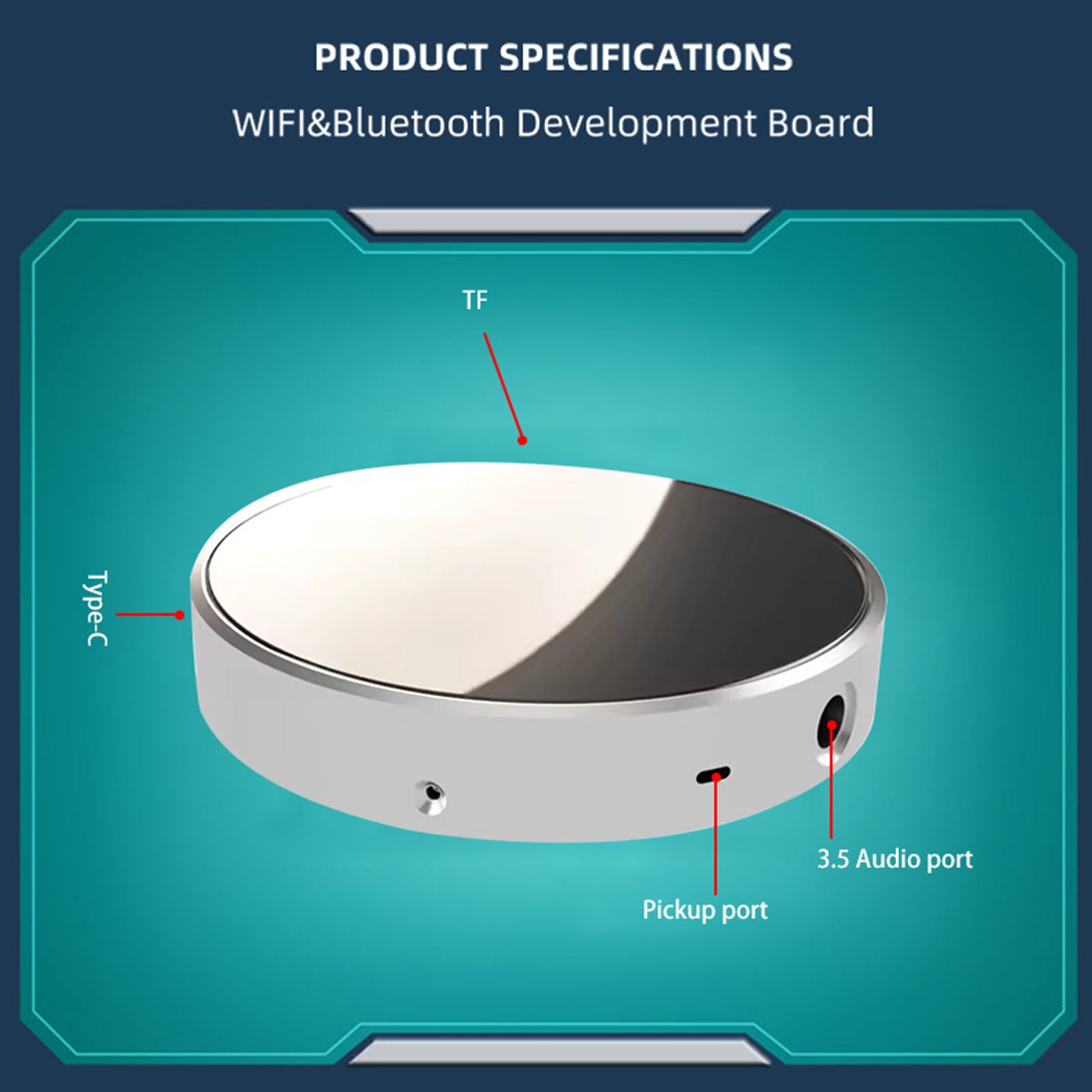 ESP32 Development Board 1.8-inch Round Screen Capacitive Touch Smart Display