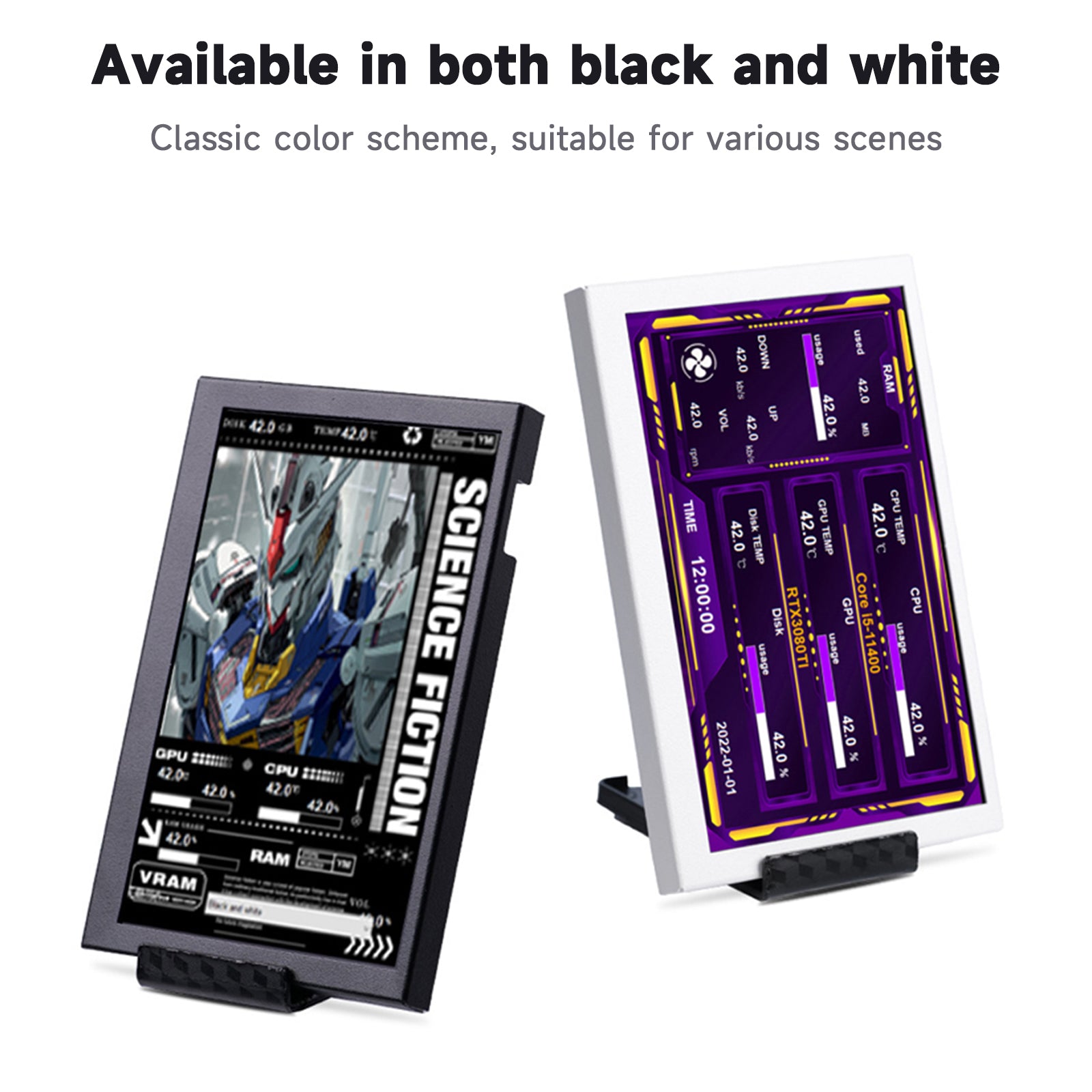5-inch Chassis Sub-Screen IPS HD Smart Display USB Desktop Sub-Screen Type-C PC