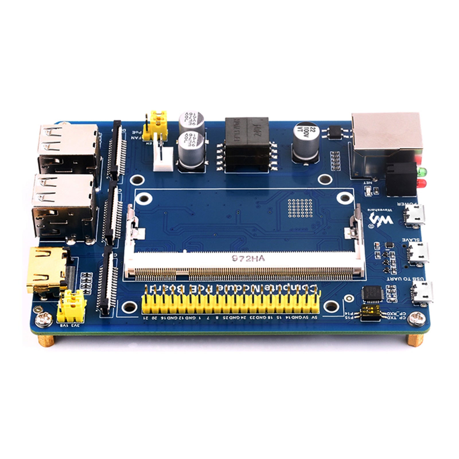 Raspberry Pi Compute Module Expansion Board CM4S/CM3/3Lite/3+ POE Power Supply