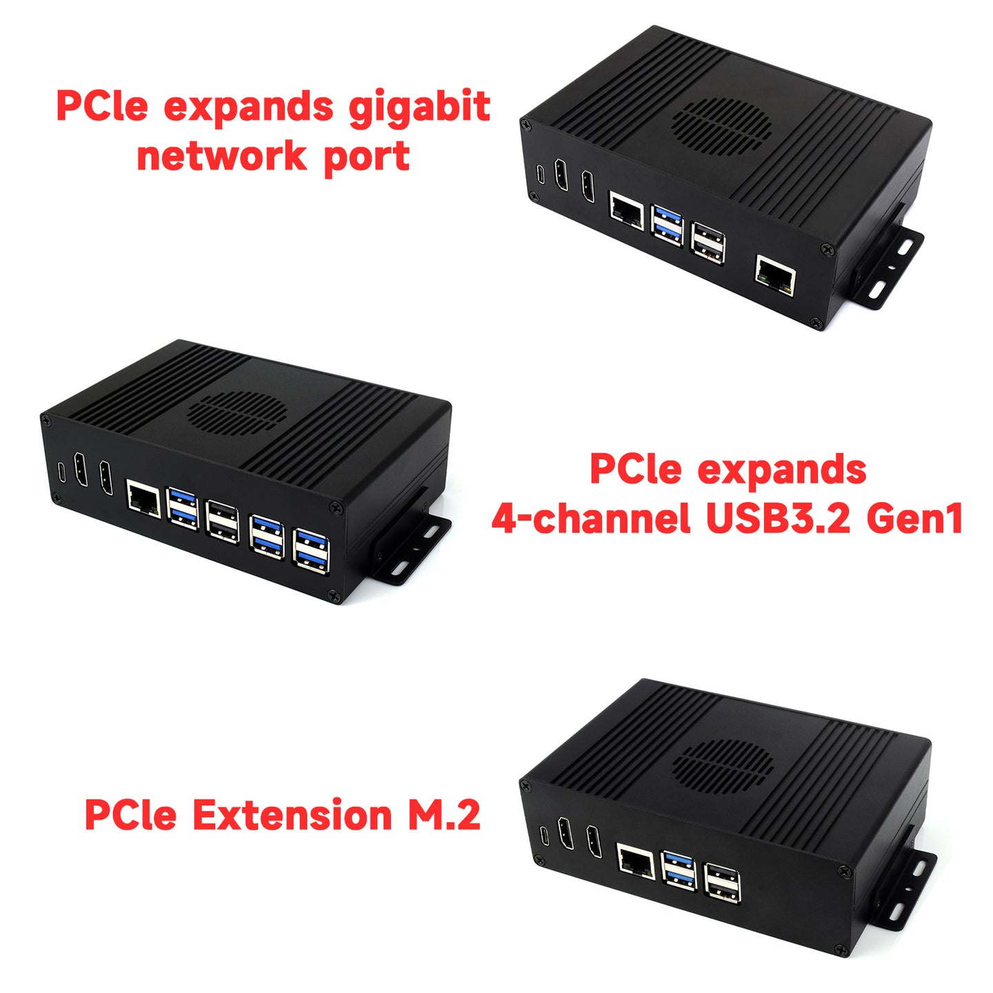 Raspberry Pi 5 Multi-Function Extension All-in-One PCIE Extension Plate HDMI
