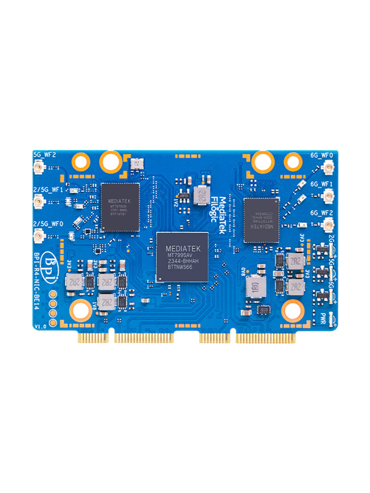 Banana Pi R4 WiFi7 Module BPI-R4-NIC-BE14 Open Source Router BPI-R4-WiFi7 Module