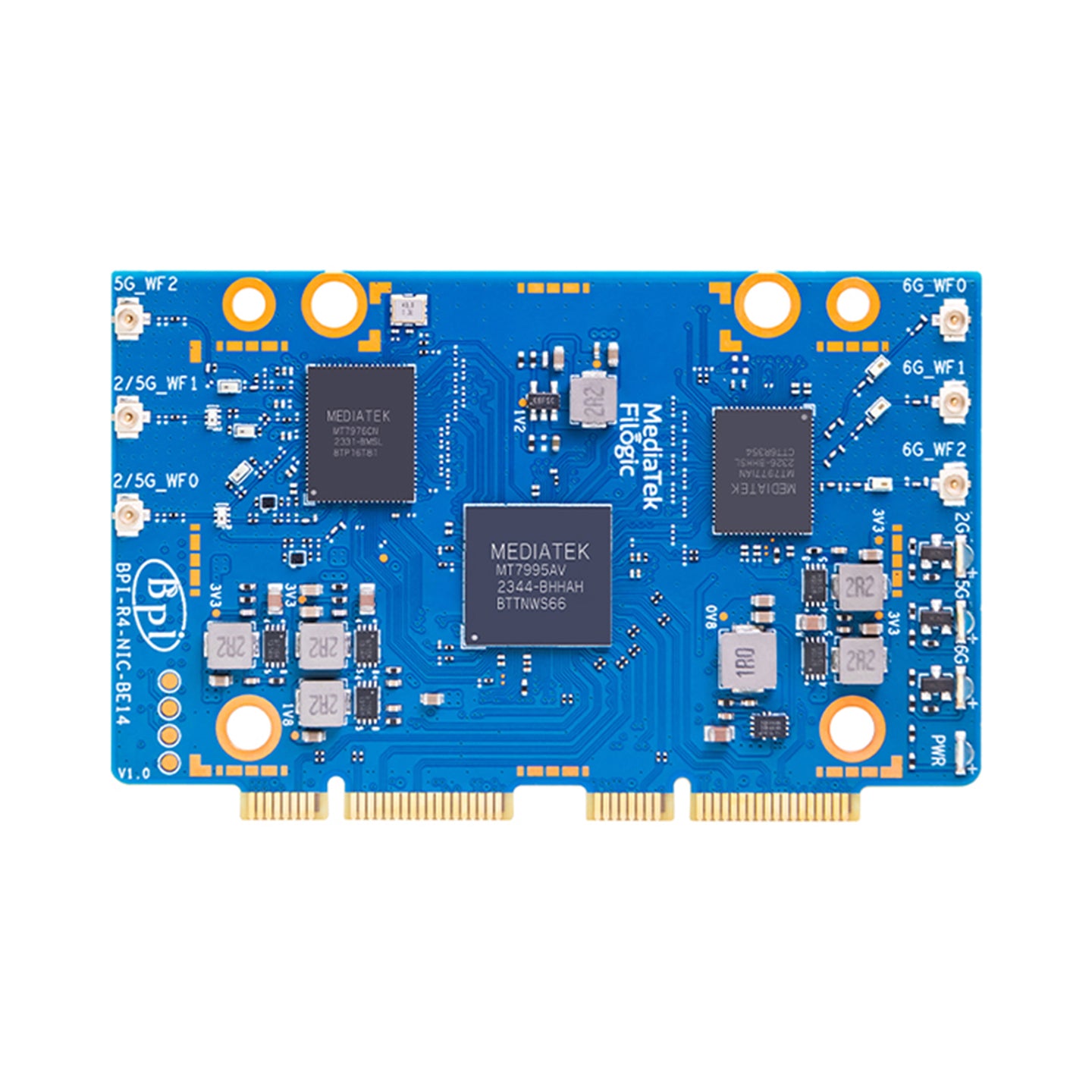 Banana Pi R4 WiFi7 Module BPI-R4-NIC-BE14 Open Source Router BPI-R4-WiFi7 Module