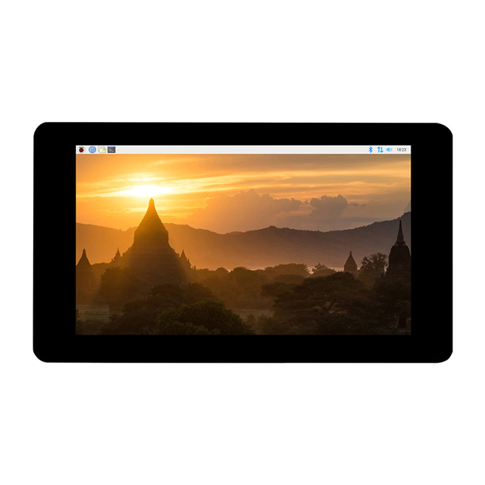 Raspberry Pi 7-inch IPS Capacitive 5-Point Touch Screen 1024¡Á600 Pixels Pi5/4B