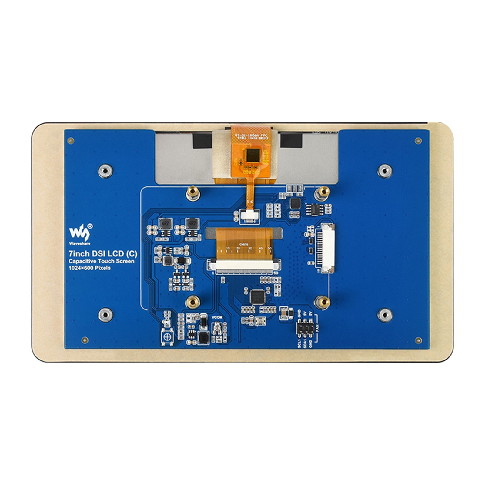 Raspberry Pi 7-inch IPS Capacitive 5-Point Touch Screen 1024¡Á600 Pixels Pi5/4B