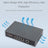 120W Gigabit Ethernet Poe Switch 10/100/1000M Port Adaptive Plug 4 Network Ports