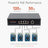 120W Gigabit Ethernet Poe Switch 10/100/1000M Port Adaptive Plug 4 Network Ports