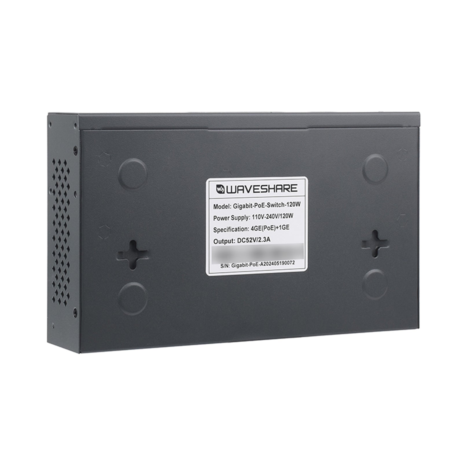 120W Gigabit Ethernet Poe Switch 10/100/1000M Port Adaptive Plug 4 Network Ports