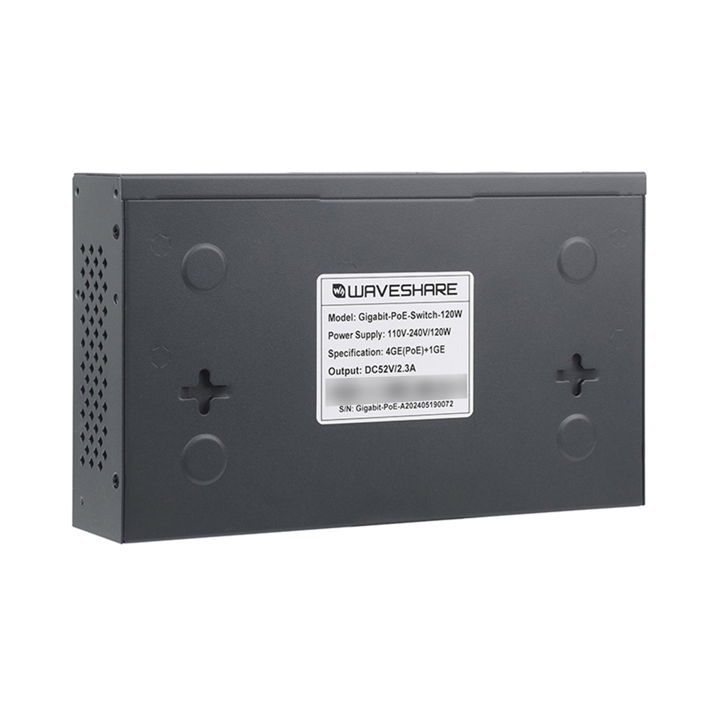 120W Gigabit Ethernet Poe Switch 10/100/1000M Port Adaptive Plug 4 Network Ports